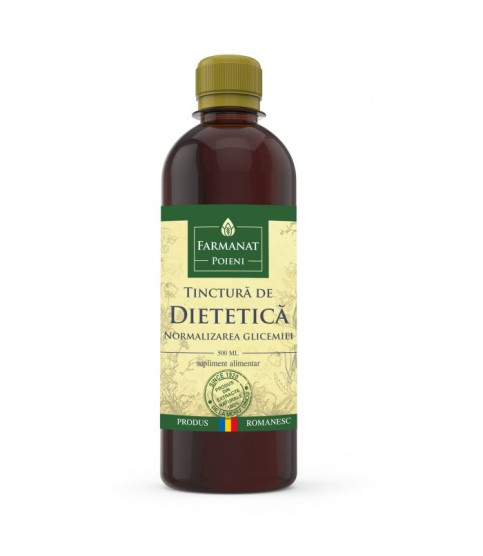 Tinctura Dietetica-Normalizarea Glicemiei impotriva diabetului 500ml