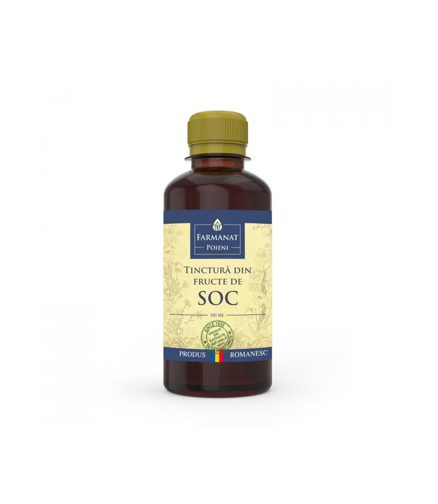 Tinctură din Fructe de Soc 200ml pentru sistemul imunitar