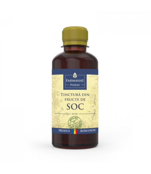 Tinctură din Fructe de Soc 200ml pentru sistemul imunitar