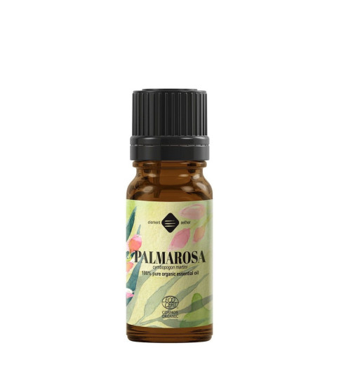 Ulei esential de Palmarosa Bio. Ecocert / Cosmos - 10 ml