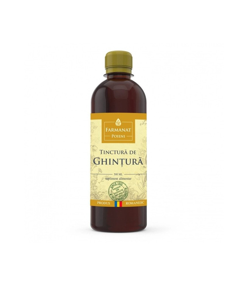 Tinctură de Ghinţură pentru vitalitate și performanță mentală 500ml