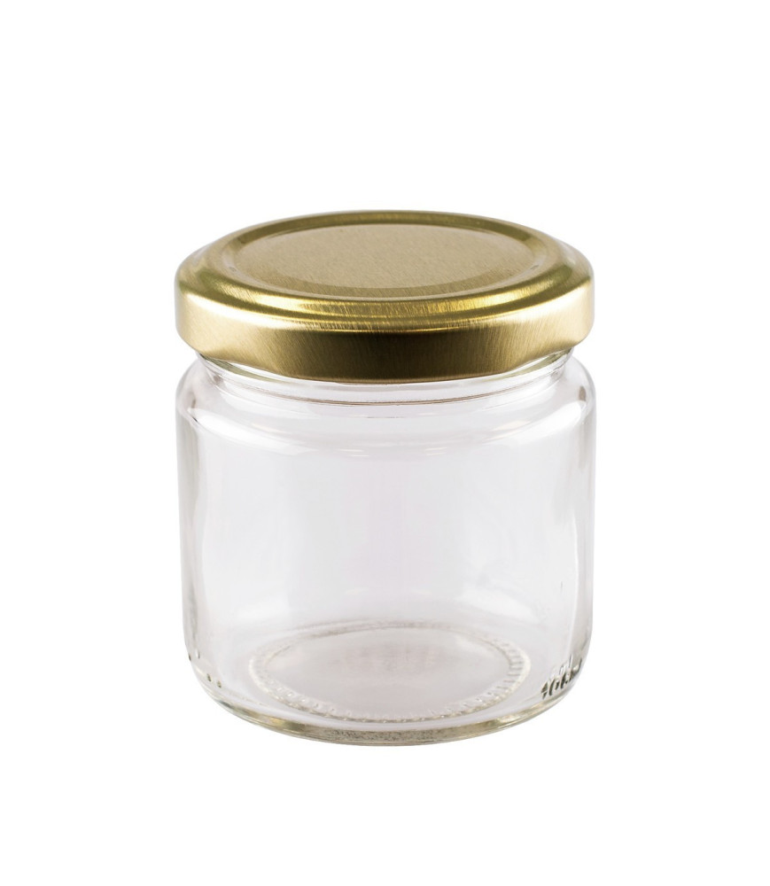 Borcan de sticlă Zoia cu capac. 100 ml