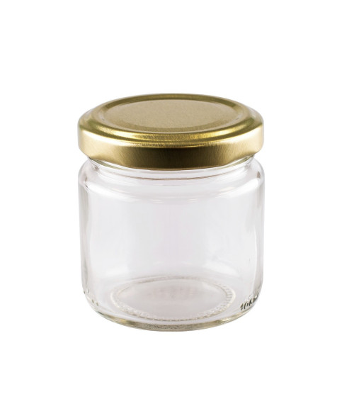 Borcan de sticlă Zoia cu capac. 100 ml