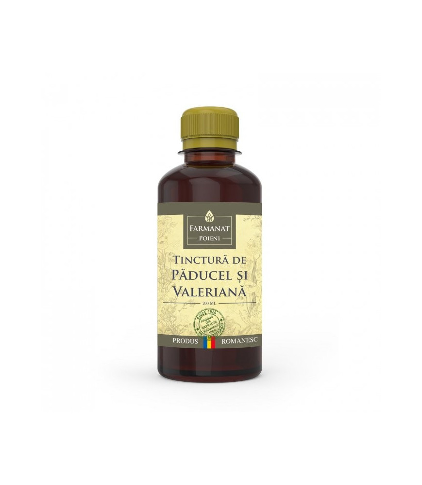Tinctură de Păducel si Valeriană pentru sănătatea inimii 200ml