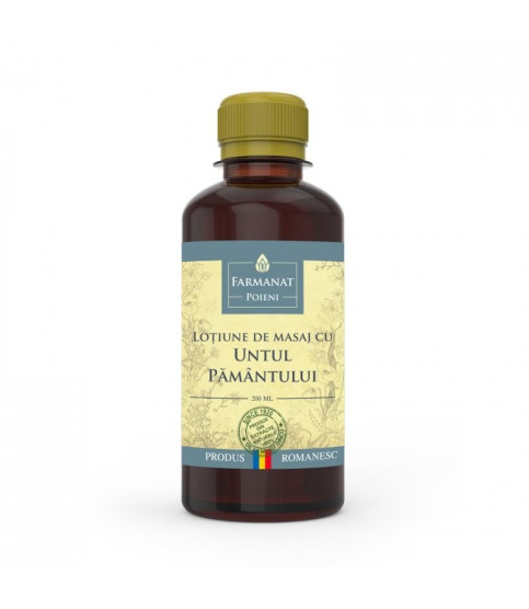 Loţiune de Masaj cu Untul Pământului pentru îngrijirea pielii 200ml