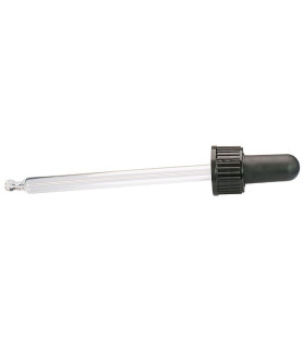 Capac cu pipetă de sticlă. DIN18. pentru sticle de 100 ml