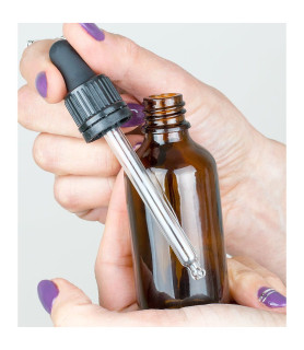 Capac cu pipetă de sticlă. DIN18. pentru sticle de 100 ml