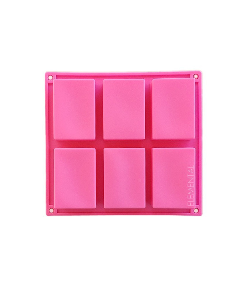 Forma de sapun Rectangular. 6 cavitati