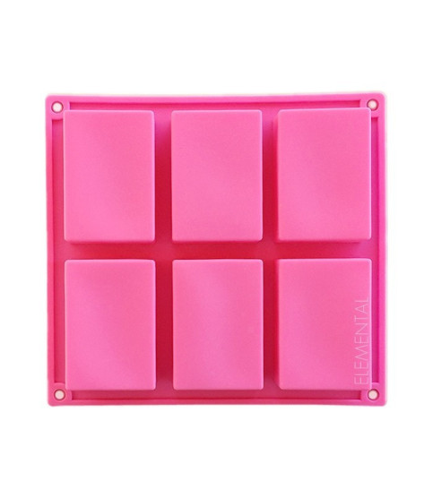 Forma de sapun Rectangular. 6 cavitati