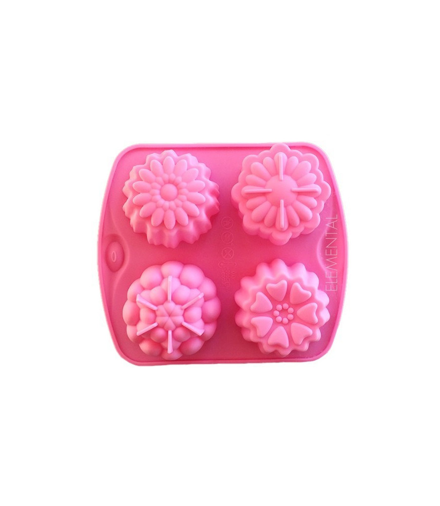 Forma de sapun Flori. 4 cavitati