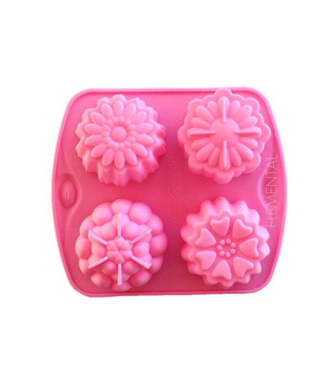 Forma de sapun Flori. 4 cavitati