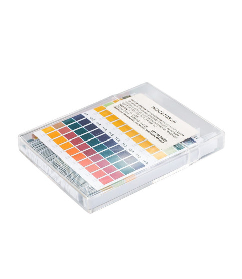 Hartie indicator pH 0-14 de precizie. cutie 100 benzi