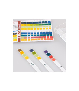 Hartie indicator pH 0-14 de precizie. cutie 100 benzi