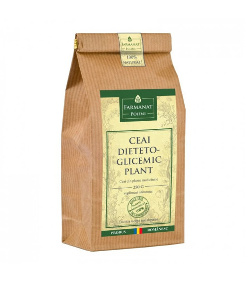 Ceai Dieteto-Glicemic Plant pentru diabet si afectiuni ale pancreasului 250g