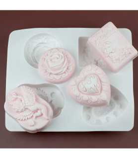 Forma de sapun Romance. 4 cavitati