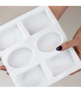Forma de sapun Dantela. 6 cavitati