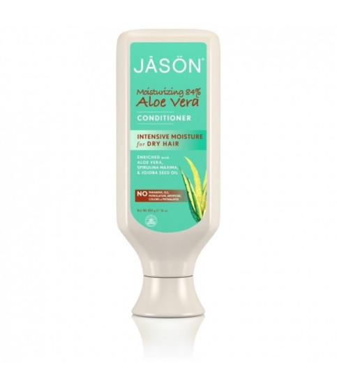 Balsam hidratant cu aloe vera 80% si fruct de cactus, pentru par uscat, Jason, 454 ml