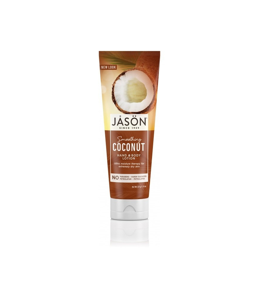 Crema hidratanta cu ulei de cocos pentru maini si corp, Jason