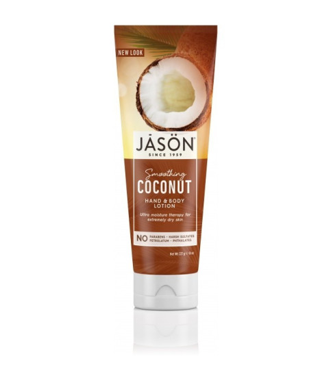 Crema hidratanta cu ulei de cocos pentru maini si corp, Jason