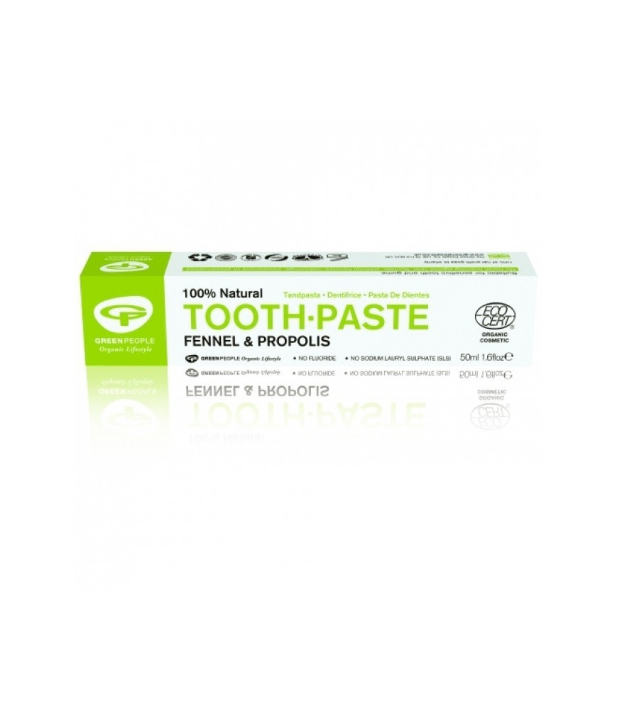 Pasta de dinti cu fenicul organic si propolis, homeopata, Green People