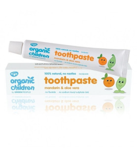 Pasta de dinti cu mandarine pt. bebelusi, homeopata, Green People