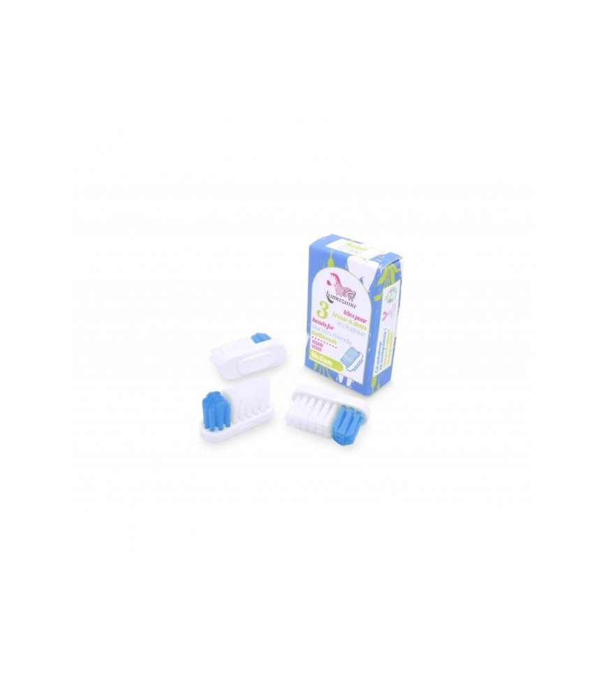 Rezerva peri MEDIUM pt periuta de dinti Lamazuna - zero waste - set de 3 buc, Lamazuna