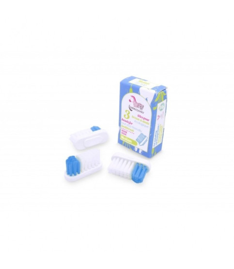 Rezerva peri MEDIUM pt periuta de dinti Lamazuna - zero waste - set de 3 buc, Lamazuna