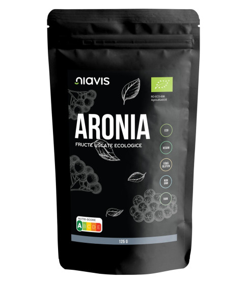 NIAVIS ARONIA FRUCTE USCATE RAW ECOLOGICE 125G
