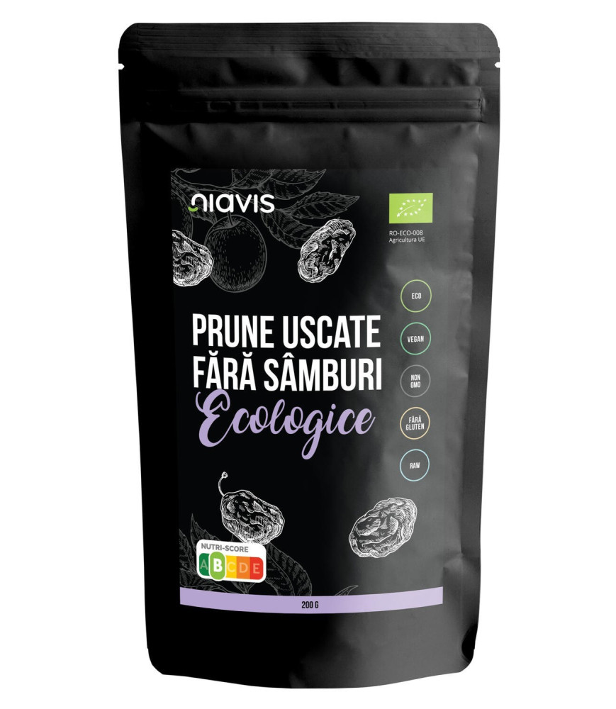 NIAVIS PRUNE USCATE FARA SAMBURI ECOLOGICE 200G