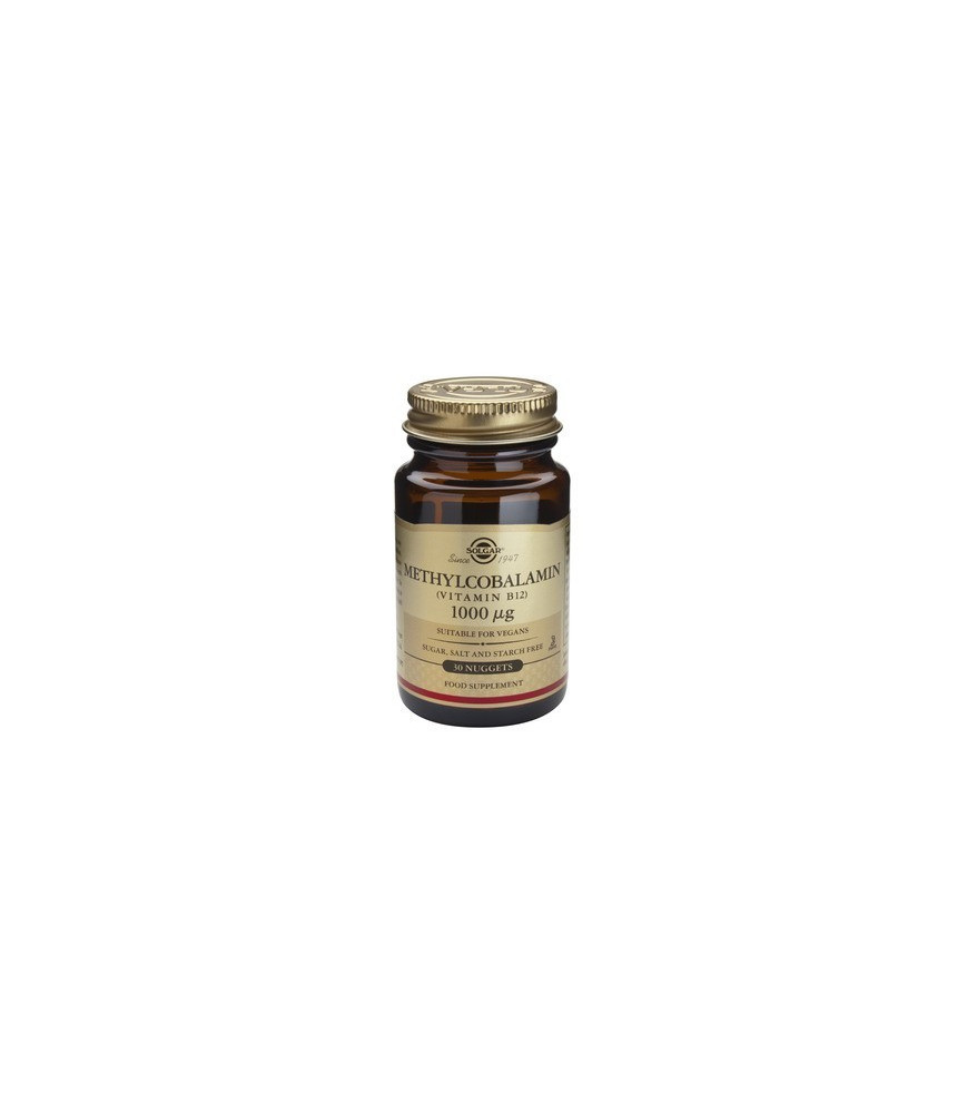 SOLGAR METHYLCOBALAMIN (VITAMIN B-12) 1000G 30 TABLETE