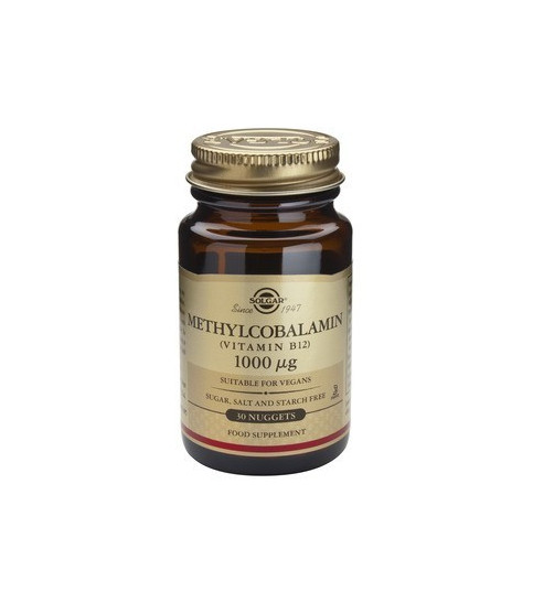 SOLGAR METHYLCOBALAMIN (VITAMIN B-12) 1000G 30 TABLETE