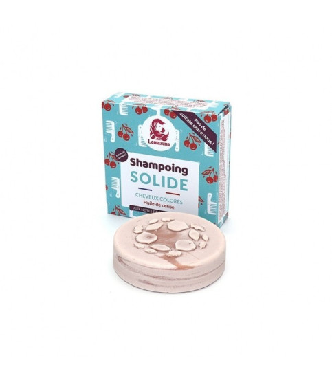 Sampon solid pentru par vopsit cu ulei de cirese, Lamazuna, 70 ml