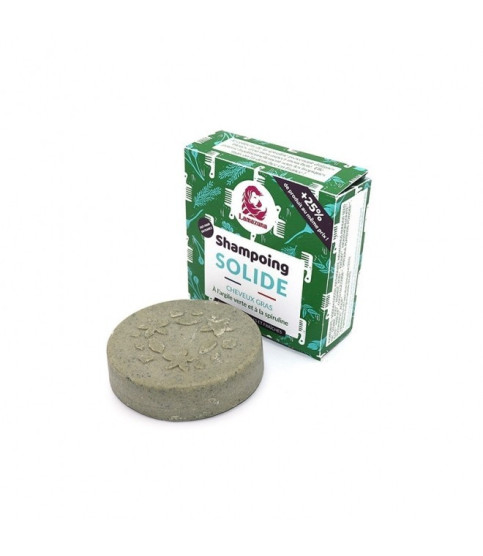 Sampon solid pentru par gras cu argila verde si spirulina, Lamazuna, 70 ml