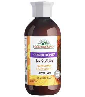 Balsam de par fara sulfati cu floarea soarelui si cheratina din plante, pt par vopsit, Corpore Sano, 300 ml