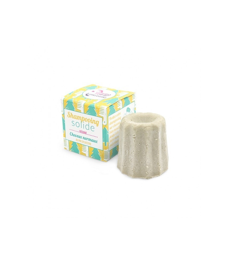 Sampon solid pt par normal Scots Pine - zero waste, Lamazuna, 55gr