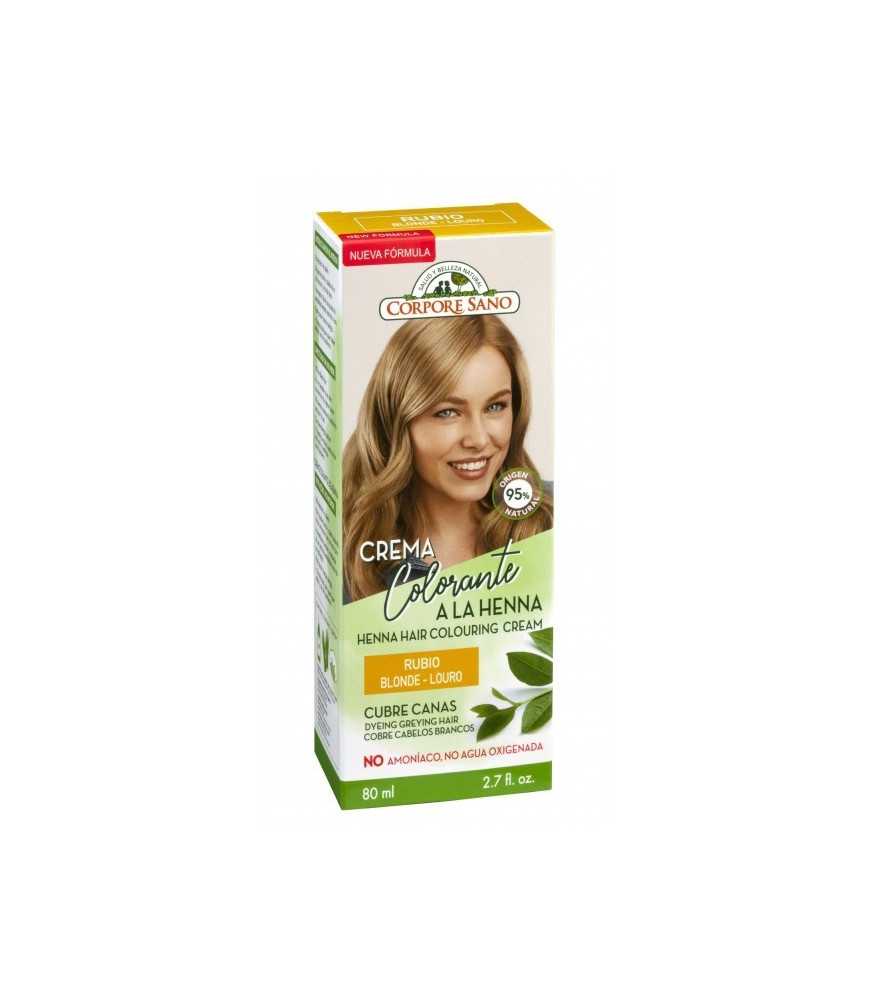 Vopsea henna crema, semipermanenta - Blond, Corpore Sano