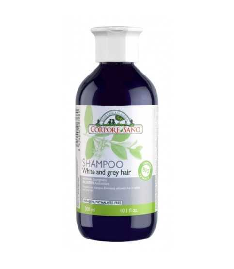Sampon cu henna pentru par alb si grizonat, Corpore Sano, 300 ml