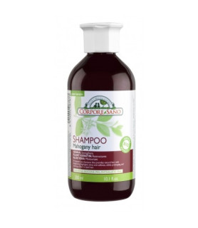 Sampon cu henna pentru par saten - roscat, Corpore Sano, 300 ml