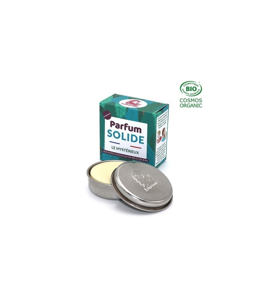 Parfum solid Mysterious cu pin si lemn, Lamazuna, 20 ml