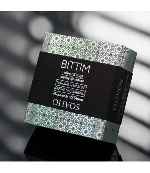 Sampon solid pt. par, Bittim, anti-cadere, anti-matreata, volum si stralucire, Olivos, 125 g