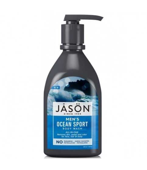 Sampon si gel de dus All-in-One, Jason, Ocean Sport, pt barbati, 887 ml