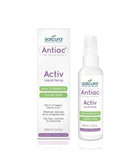 Spray Antiac, fata si corp, pt. curatarea pielii congestionate cu acnee, Omega, vitamina A, E, Salcura, 100 ml