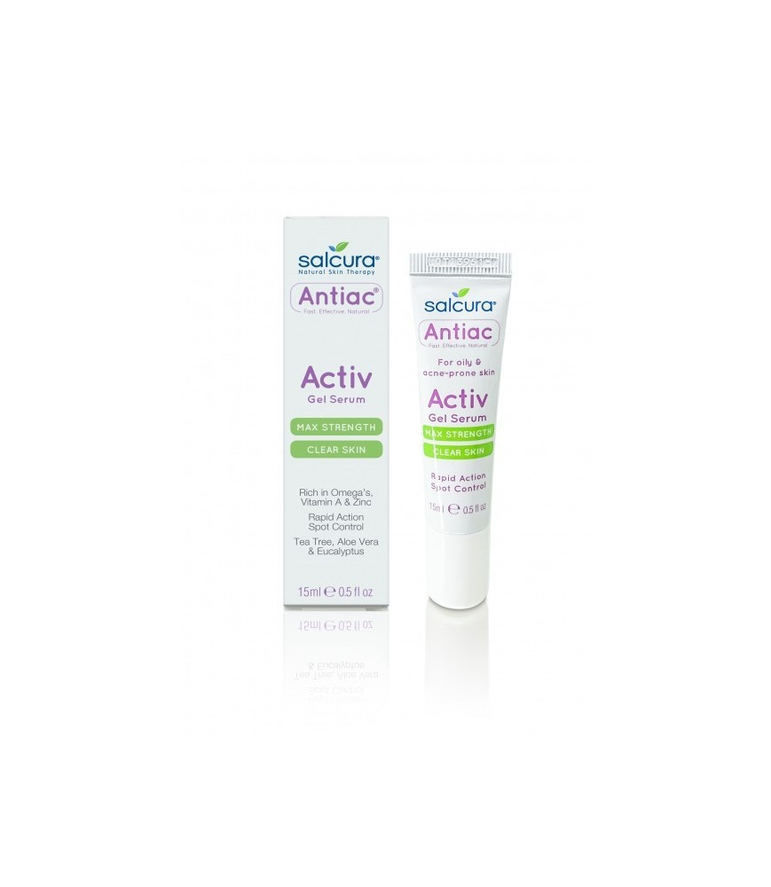 Gel tratament Antiac, acnee si pete pigmentate, pt fata si corp, Salcura, 15 ml