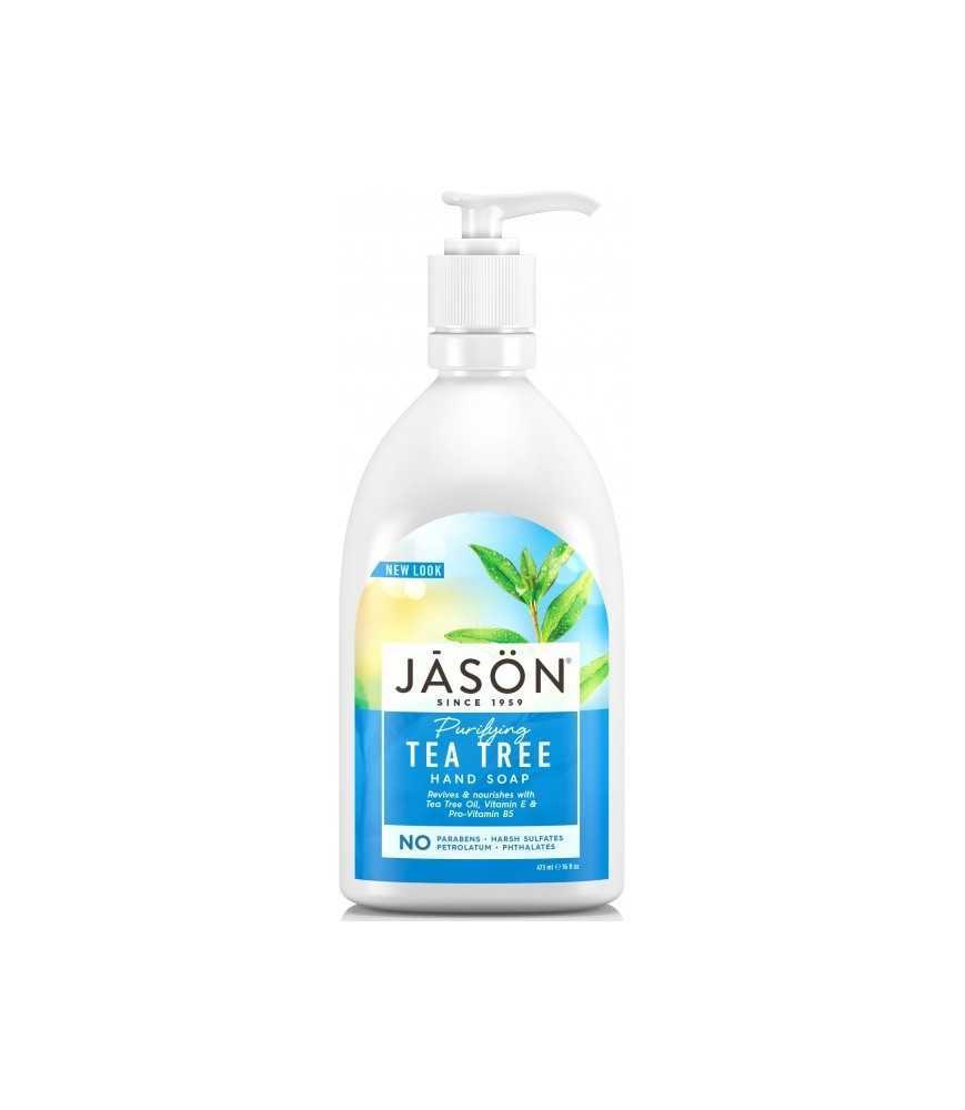 Sapun lichid cu Tea Tree, pentru fata si maini, 473 ml. Jason