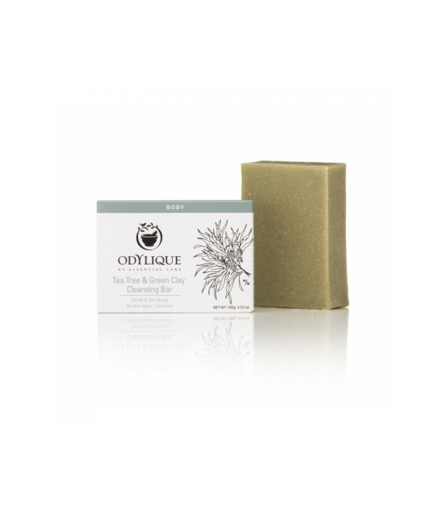 Sapun cu tea tree si argila verde, Odylique, 100g