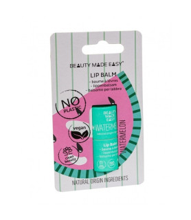 Balsam buze vegan, zero plastic, Watermelon, Beauty Made Easy, 5,5 g