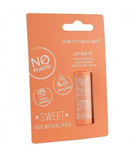 Balsam de buze zero plastic cu ceara de albine organica, Sweet, Beauty Made Easy, 5.5 g