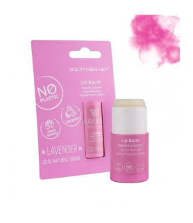 Balsam de buze zero plastic, Lavanda, Beauty Made Easy, 6 g