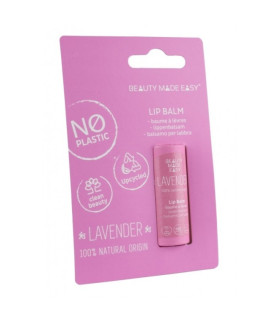 Balsam de buze zero plastic, Lavanda, Beauty Made Easy, 6 g