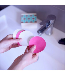 Dischete demachiante reutilizabile - zero waste, Lamazuna, set de 10 buc